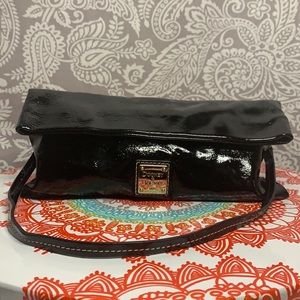 Dooney and Bourke Black Leather Clutch